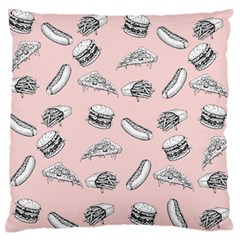 Fast food pattern Standard Flano Cushion Case (Two Sides)