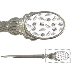 Fast Food Pattern Letter Opener by Valentinaart