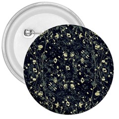 Dark Floral Collage Pattern 3  Buttons by dflcprints