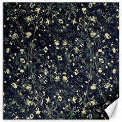 Dark Floral Collage Pattern Canvas 20  X 20  by dflcprints