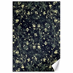 Dark Floral Collage Pattern Canvas 20  X 30  by dflcprints