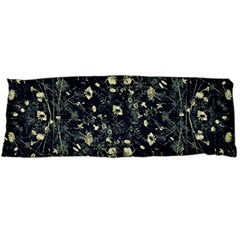 Dark Floral Collage Pattern Body Pillow Case (dakimakura) by dflcprints