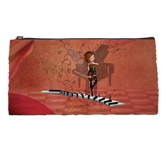 Cute Fairy Dancing On A Piano Pencil Cases