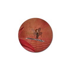 Cute Fairy Dancing On A Piano Golf Ball Marker (4 Pack) by FantasyWorld7