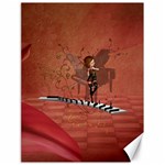 Cute Fairy Dancing On A Piano Canvas 18  x 24  17.8 x23.08  Canvas - 1