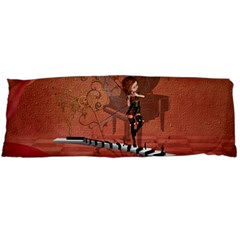 Cute Fairy Dancing On A Piano Body Pillow Case (Dakimakura)