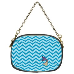 Chevron Mermaid Pattern Chain Purse (one Side) by emilyzragz