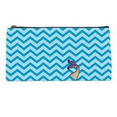 Chevron Mermaid Pattern Pencil Case by emilyzragz