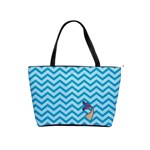 Chevron Mermaid Pattern Classic Shoulder Handbag Front