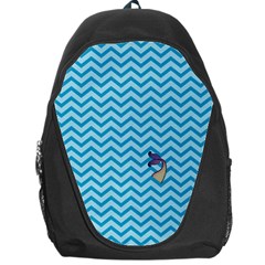 Chevron Mermaid Pattern Backpack Bag by emilyzragz