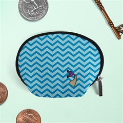 Chevron Mermaid Pattern Accessory Pouch (small) by emilyzragz