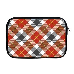 Smart Plaid Warm Colors Apple Macbook Pro 17  Zipper Case by ImpressiveMoments