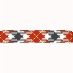 Smart Plaid Warm Colors Small Bar Mats by ImpressiveMoments