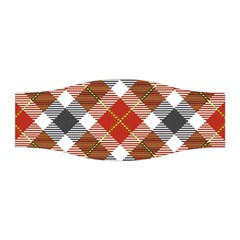 Smart Plaid Warm Colors Stretchable Headband by ImpressiveMoments