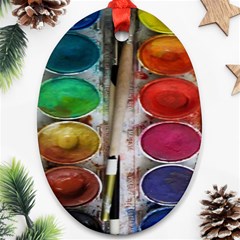 Paint Box Ornament (Oval)