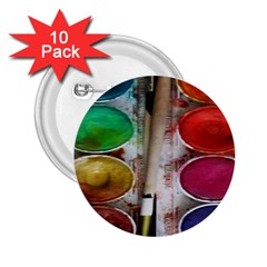 Paint Box 2.25  Buttons (10 pack) 