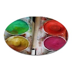 Paint Box Oval Magnet