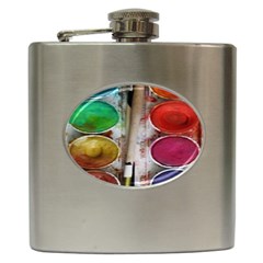 Paint Box Hip Flask (6 oz)