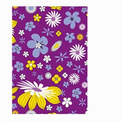 Floral Flowers Large Garden Flag (Two Sides)