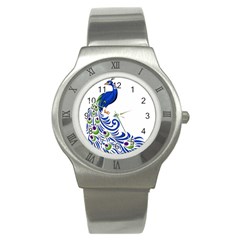 Venus Peacock Stainless Steel Watch