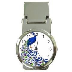 Venus Peacock Money Clip Watch