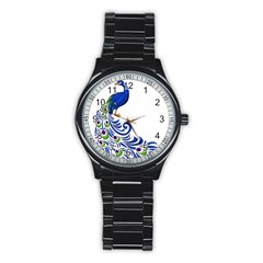 Venus Peacock Stainless Steel Round Watch by amazinganimals