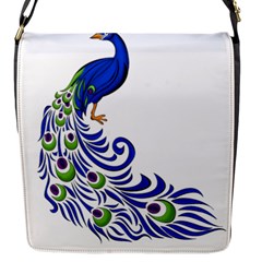 Venus Peacock Flap Closure Messenger Bag (s)