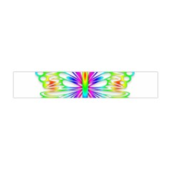 Rainbow Butterfly Flano Scarf (mini) by amazinganimals