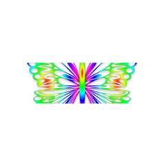 Rainbow Butterfly Satin Scarf (oblong) by amazinganimals