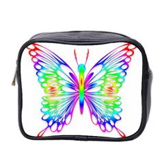 Rainbow Butterfly Mini Toiletries Bag (two Sides) by amazinganimals