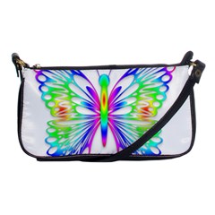 Rainbow Butterfly Shoulder Clutch Bag by amazinganimals