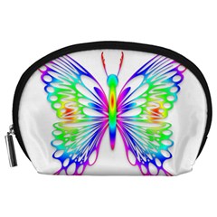 Rainbow Butterfly Accessory Pouch (large) by amazinganimals