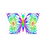 Rainbow Butterfly Satin Wrap Front