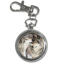 Lovable Wolves Key Chain Watch