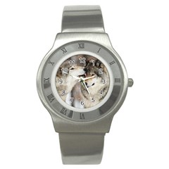 Lovable Wolves Stainless Steel Watch