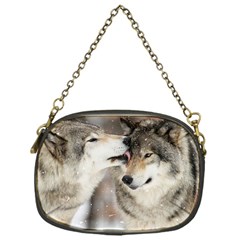 Lovable Wolves Chain Purse (One Side)