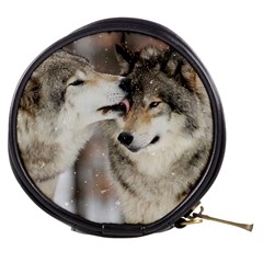 Lovable Wolves Mini Makeup Bag by amazinganimals