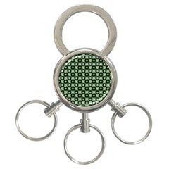 Soccer Ball Pattern 3-ring Key Chains by dflcprints