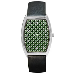 Soccer Ball Pattern Barrel Style Metal Watch by dflcprints