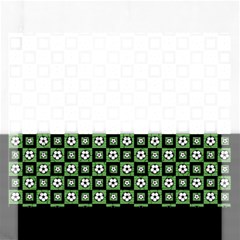 Soccer Ball Pattern Rectangular Jigsaw Puzzl by dflcprints