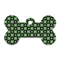 Soccer Ball Pattern Dog Tag Bone (one Side) by dflcprints