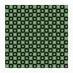 Soccer Ball Pattern Medium Glasses Cloth by dflcprints