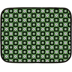 Soccer Ball Pattern Fleece Blanket (mini) by dflcprints