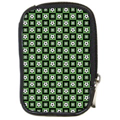 Soccer Ball Pattern Compact Camera Leather Case by dflcprints