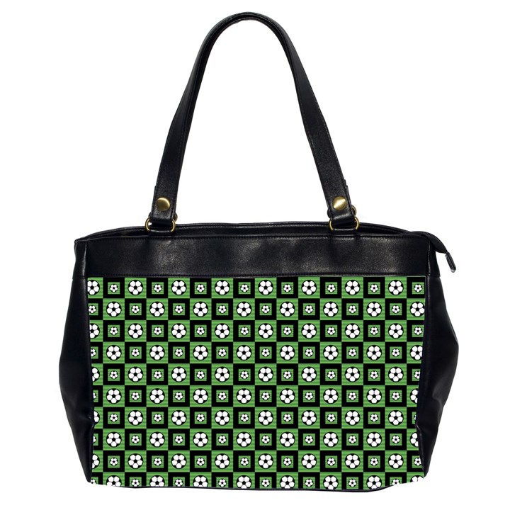 Soccer Ball Pattern Oversize Office Handbag (2 Sides)