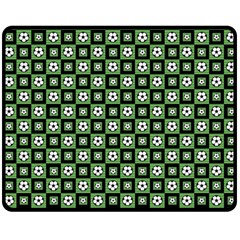 Soccer Ball Pattern Double Sided Fleece Blanket (medium)  by dflcprints