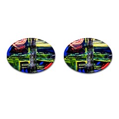 Between Two Moons 1 Cufflinks (oval)