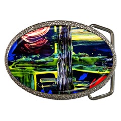 Between Two Moons 1 Belt Buckles by bestdesignintheworld