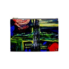 Between Two Moons 1 Cosmetic Bag (medium) by bestdesignintheworld