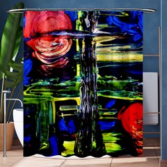 Between Two Moons 1 Shower Curtain 60  X 72  (medium)  by bestdesignintheworld